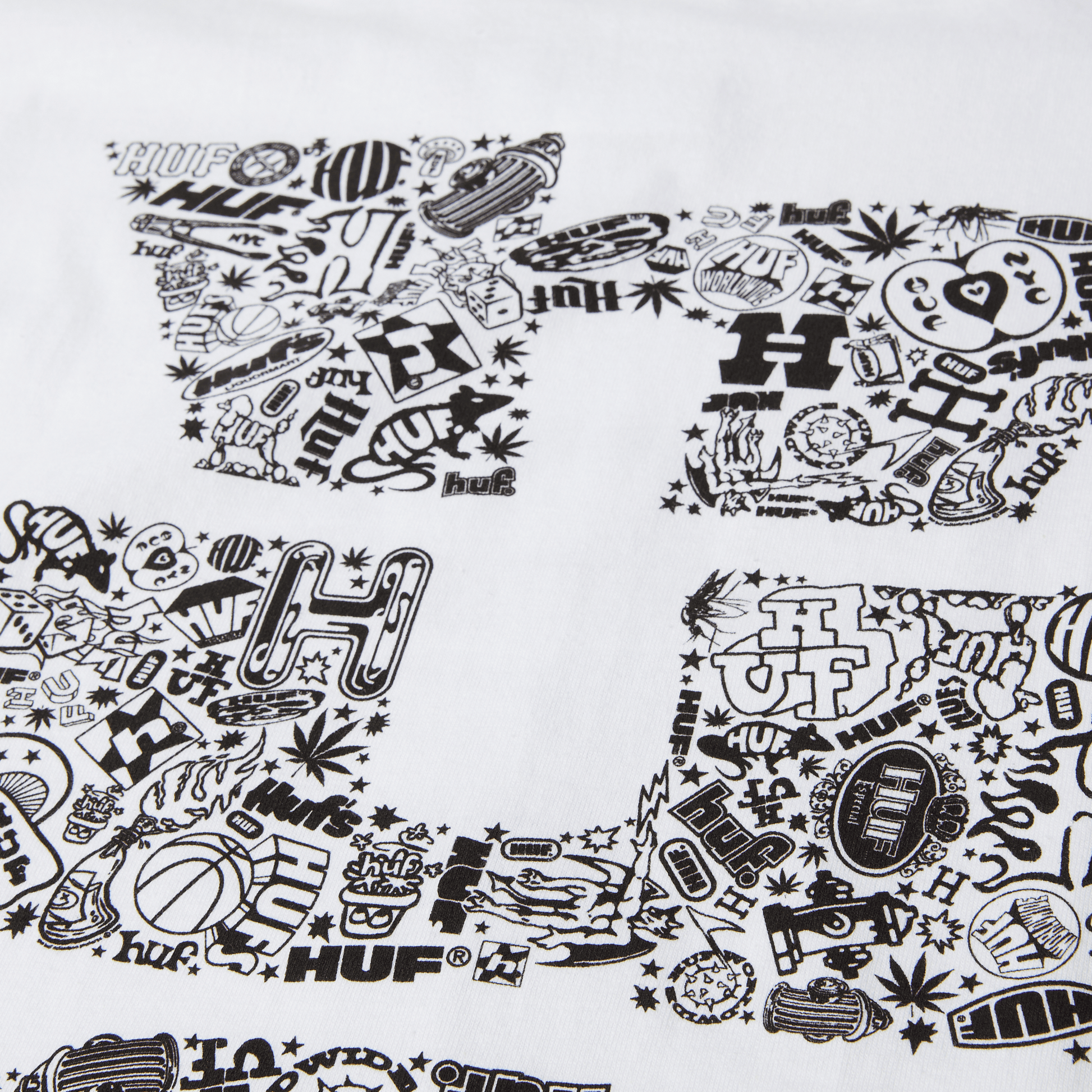 Huf Metablast T-Shirt White