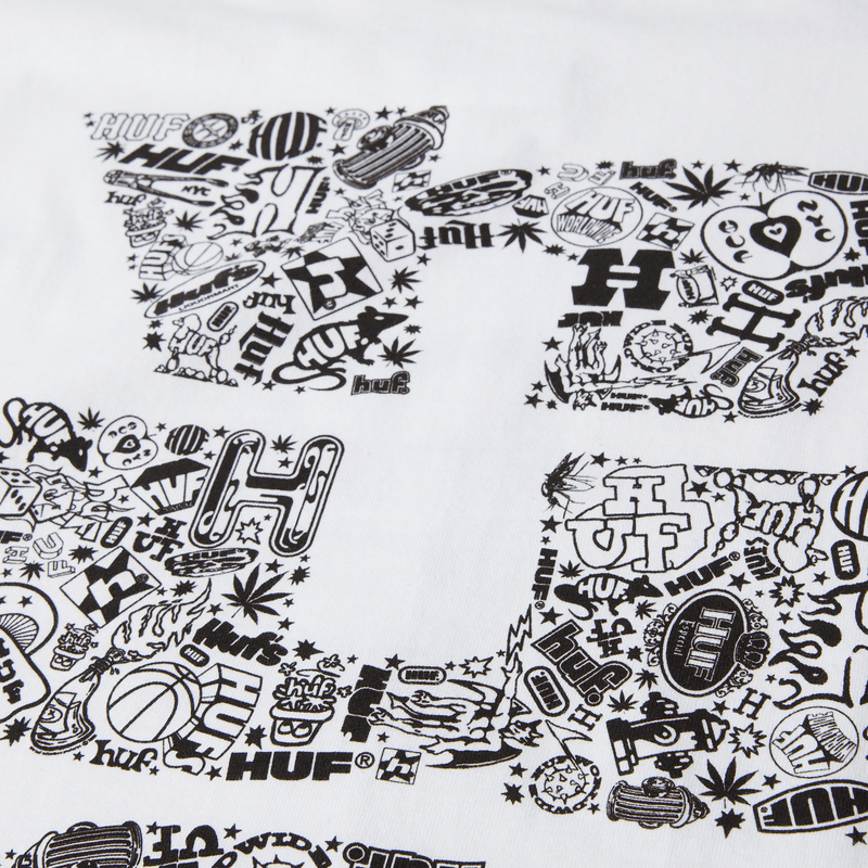 Huf Metablast T-Shirt White