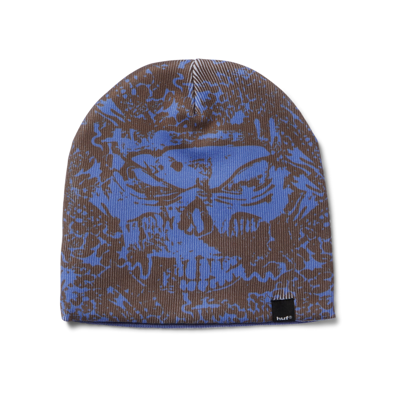 HUF Mia Skull Beanie Brown