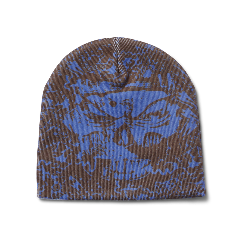 HUF Mia Skull Beanie Brown