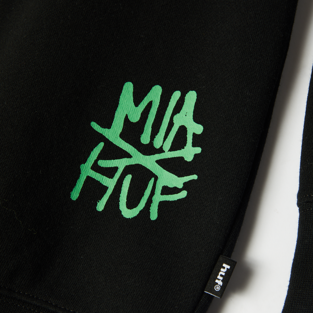 HUF Mia Star Cat Crewneck Sweatshirt Black