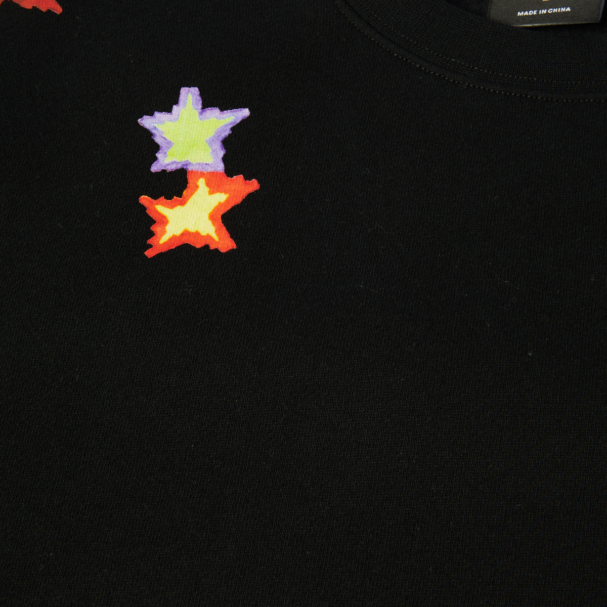 HUF Mia Star Cat Crewneck Sweatshirt Black