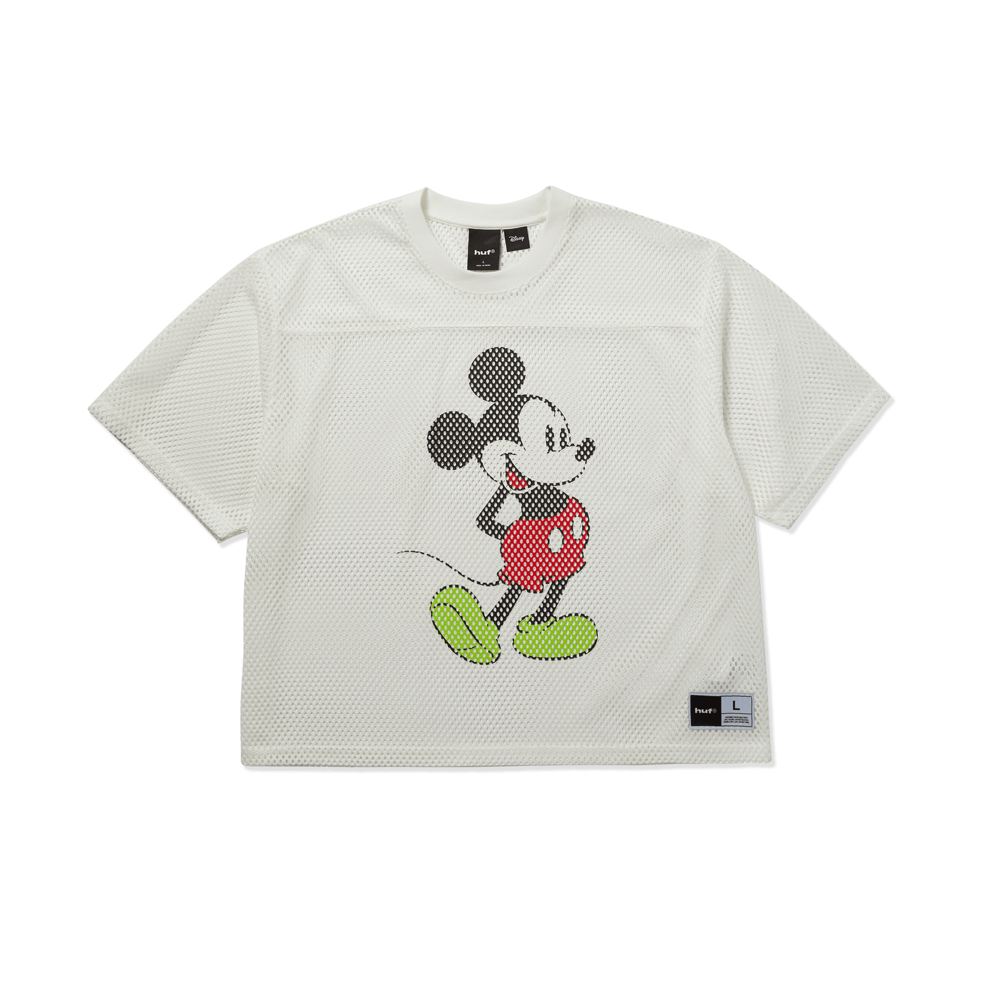 HUF Disney | HUF Mickey Mesh Football Jersey White