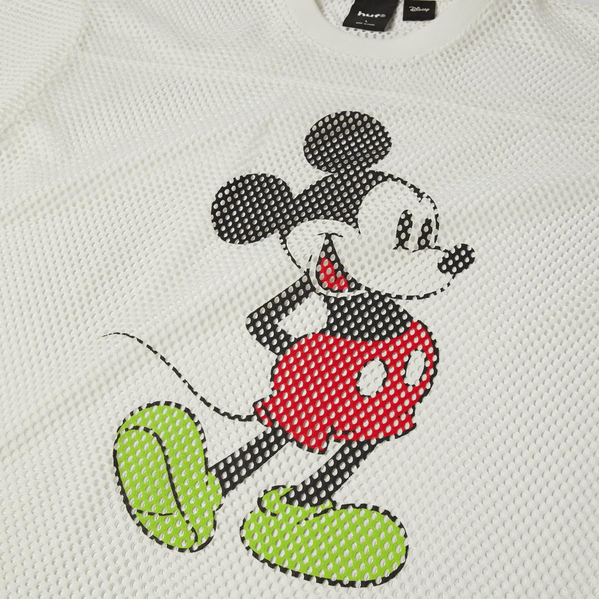 Disney | HUF Mickey Mesh Football Jersey White