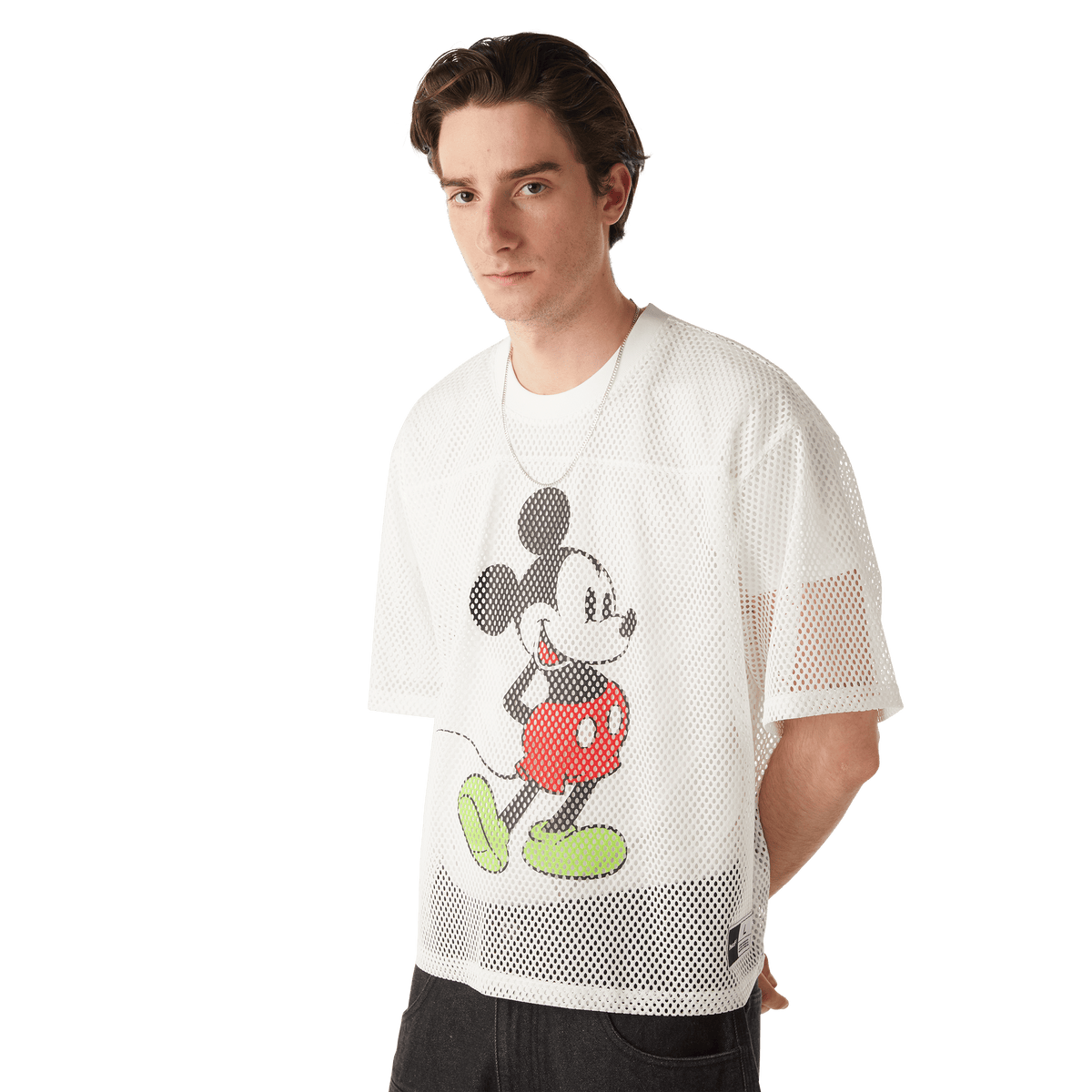 Disney | HUF Mickey Mesh Football Jersey White