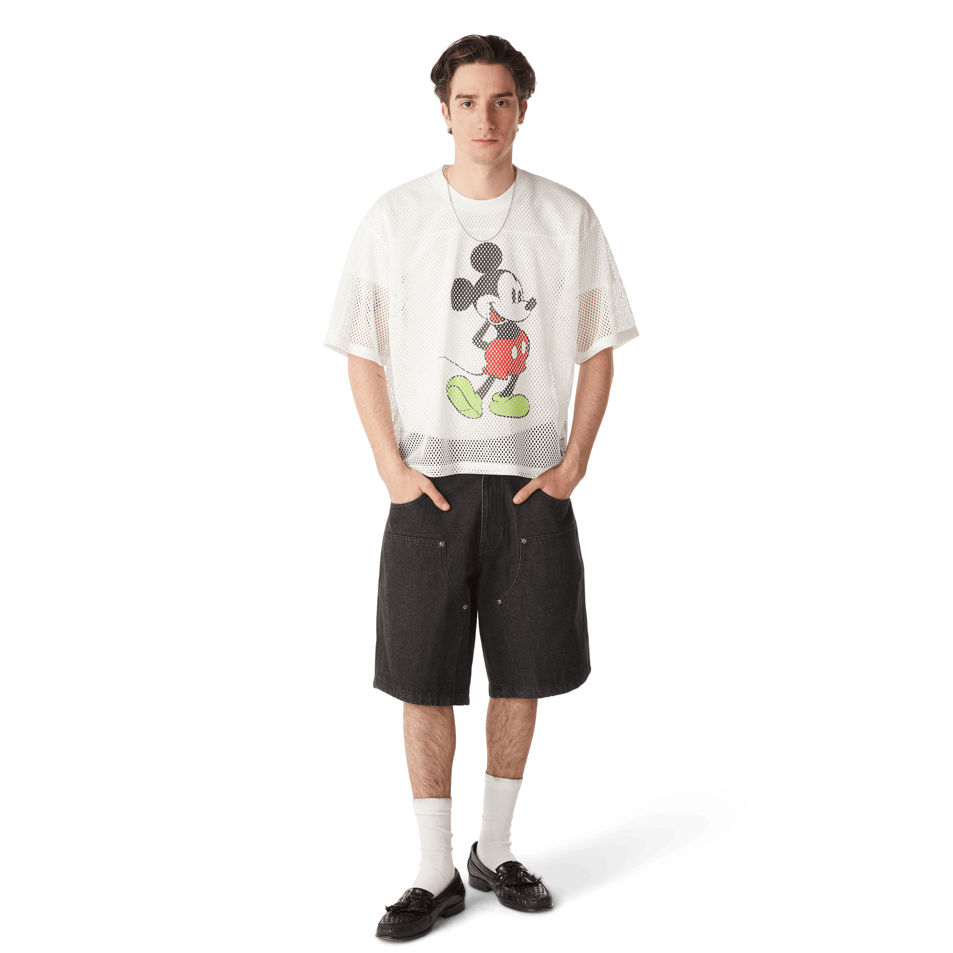 HUF Disney | HUF Mickey Mesh Football Jersey White