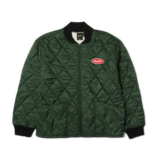 HUF Disney | HUF Mickey Quilted Work Jacket Forest Green
