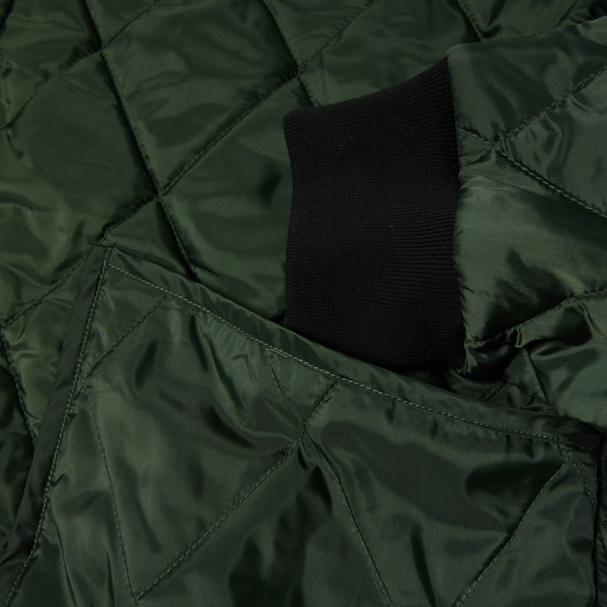 HUF Disney | HUF Mickey Quilted Work Jacket Forest Green