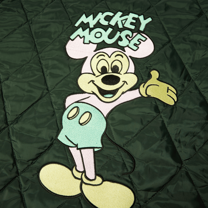 HUF Disney | HUF Mickey Quilted Work Jacket Forest Green