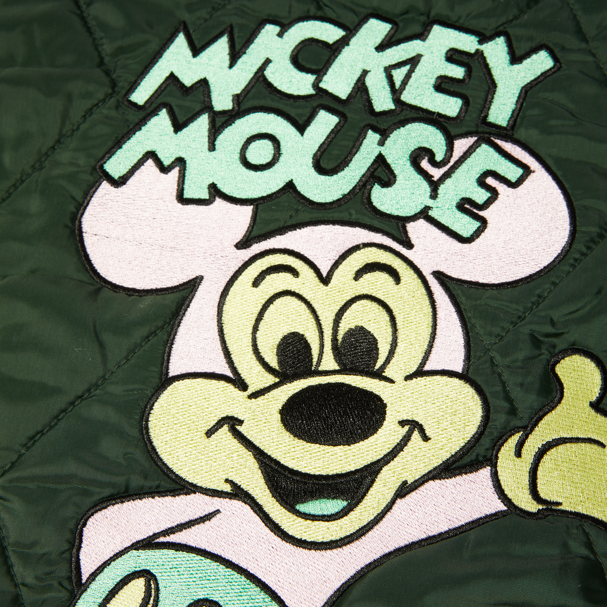 HUF Disney | HUF Mickey Quilted Work Jacket Forest Green