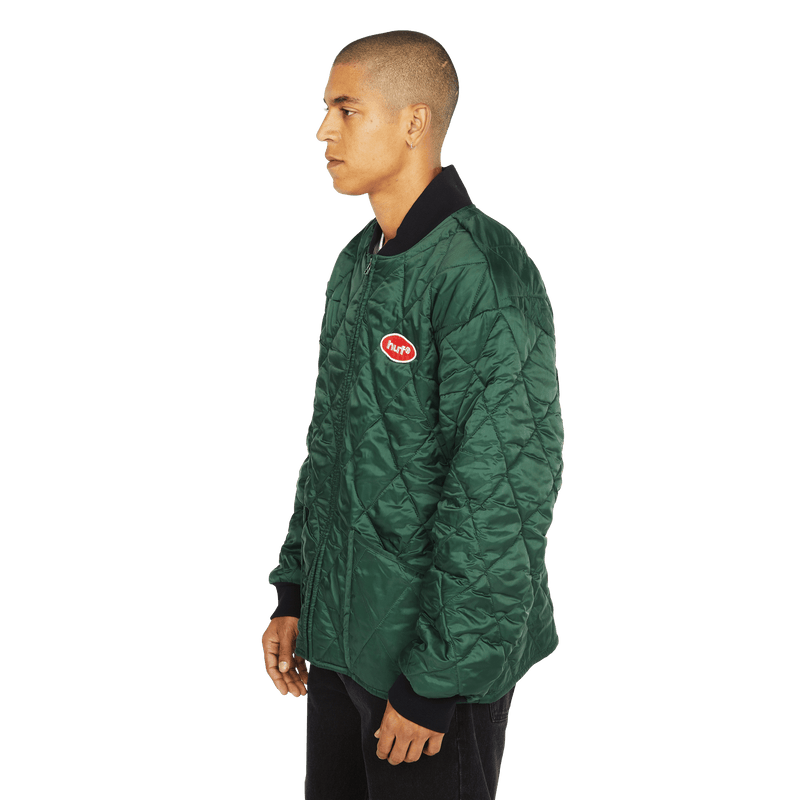 HUF Disney | HUF Mickey Quilted Work Jacket Forest Green
