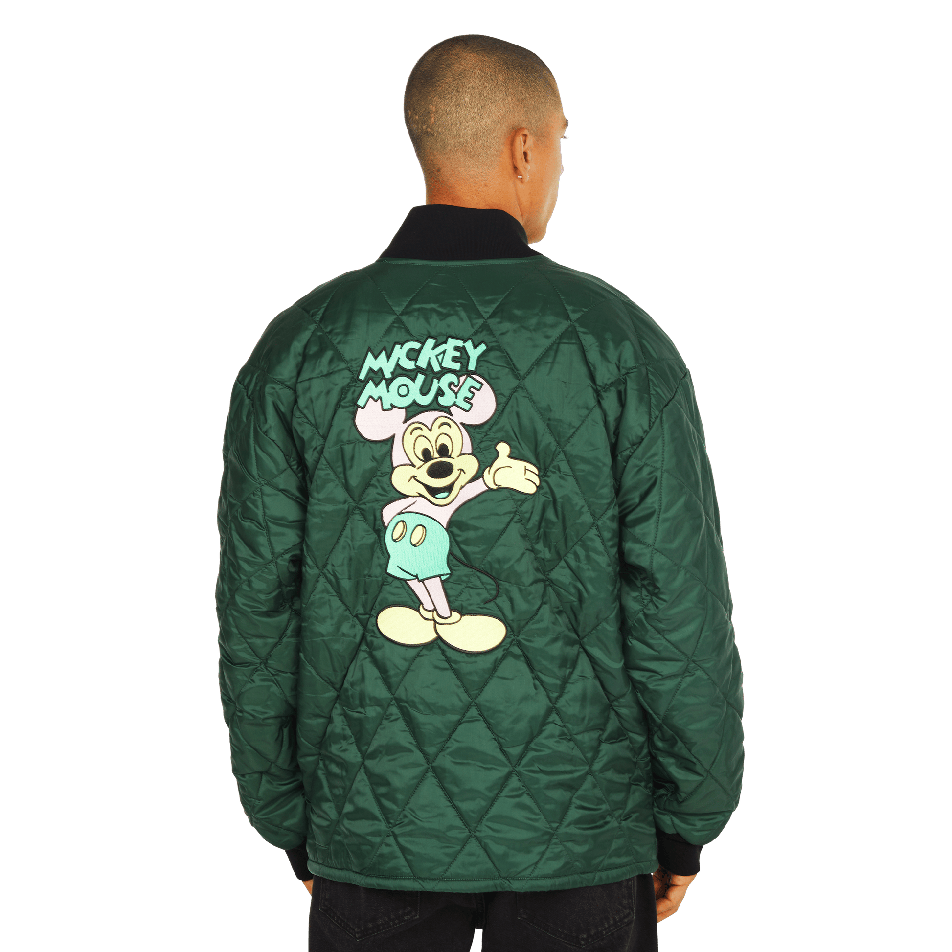 HUF Disney | HUF Mickey Quilted Work Jacket Forest Green