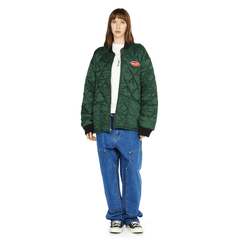HUF Disney | HUF Mickey Quilted Work Jacket Forest Green