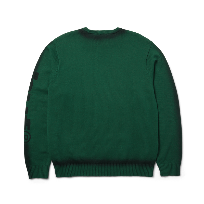 HUF Disney | HUF Mickey Spray Crewneck Sweatshirt Forest Green