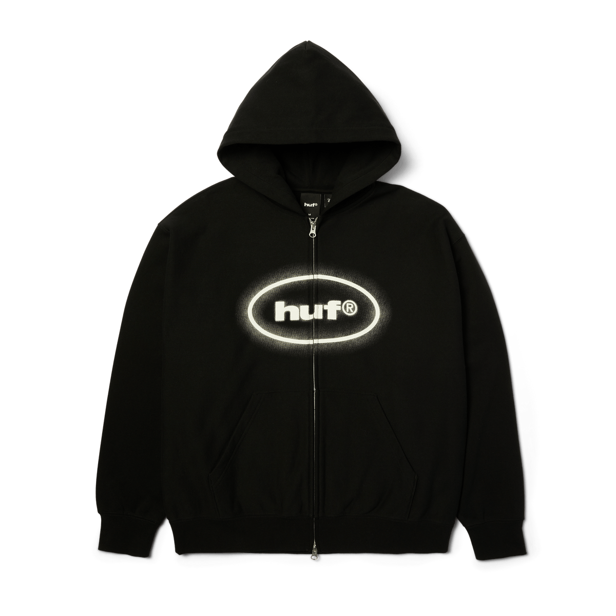 Disney Huf Mickey Spray Fz Hoodie Fl00253 - Black