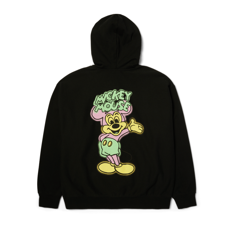 HUF Disney | HUF Mickey Spray Full-Zip Hoodie Black