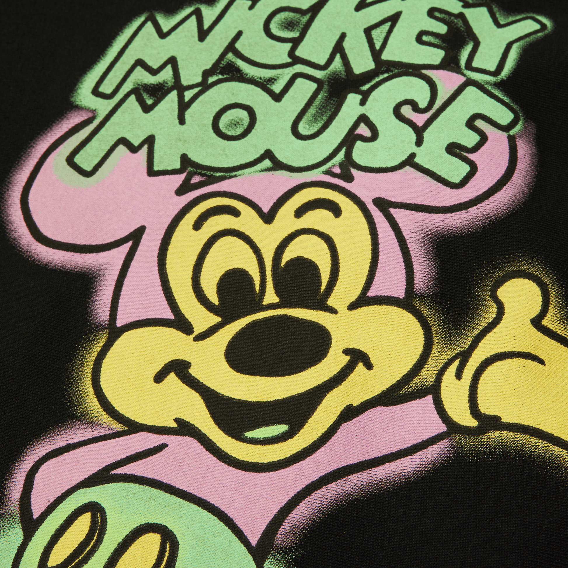 HUF Disney | HUF Mickey Spray Full-Zip Hoodie Black