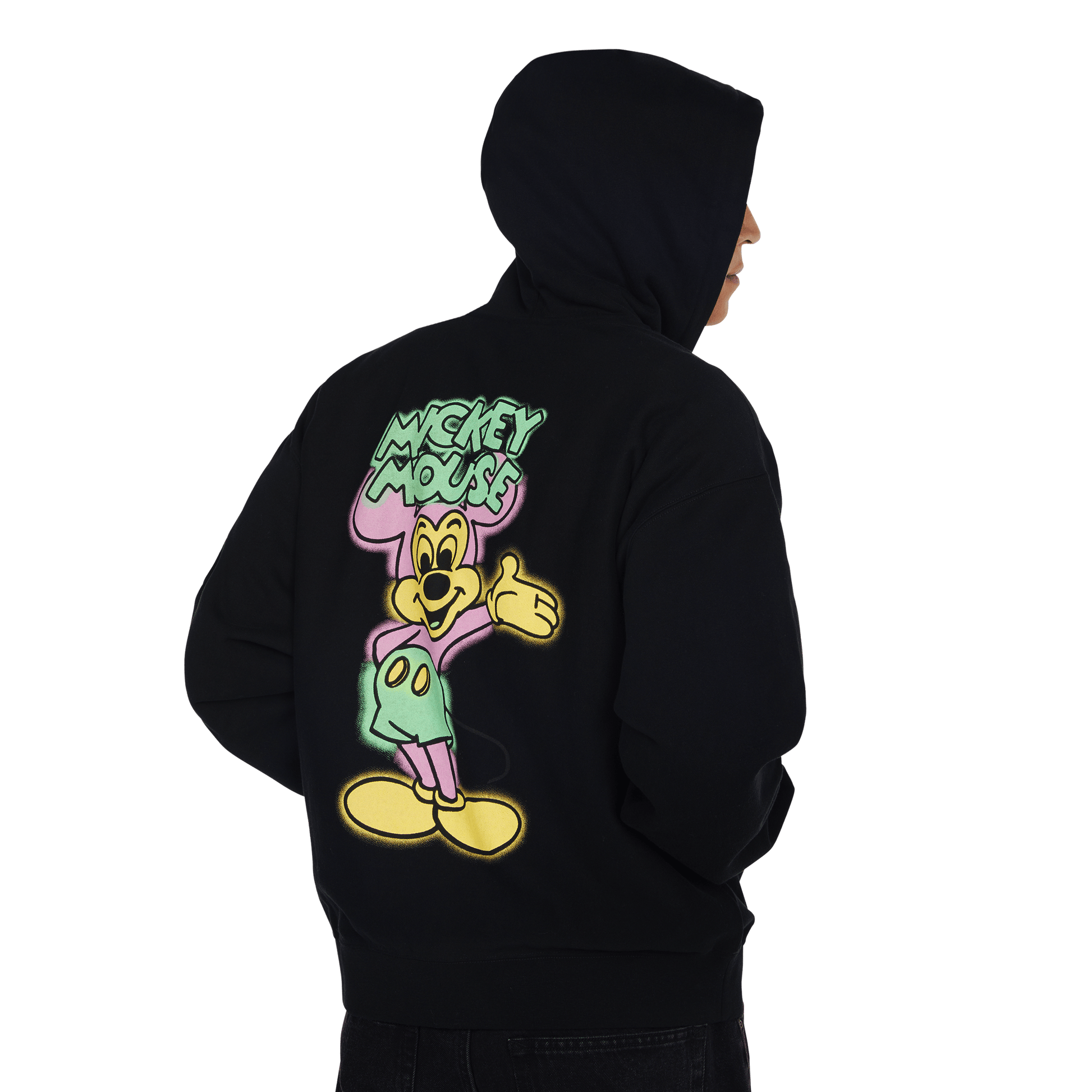 HUF Disney | HUF Mickey Spray Full-Zip Hoodie Black