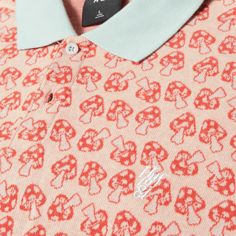 Huf Microdose Knit Polo Red