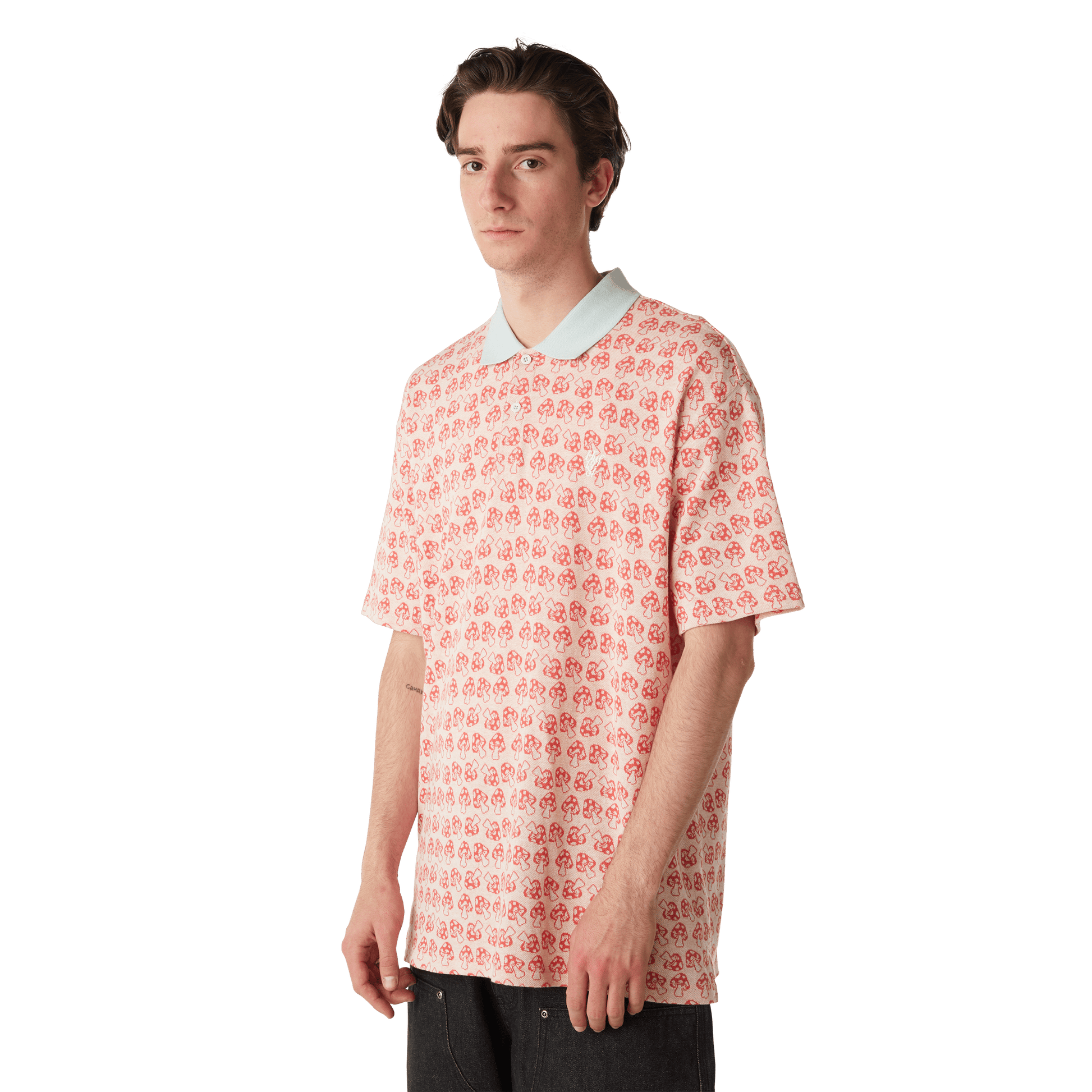 Huf Microdose Knit Polo Red