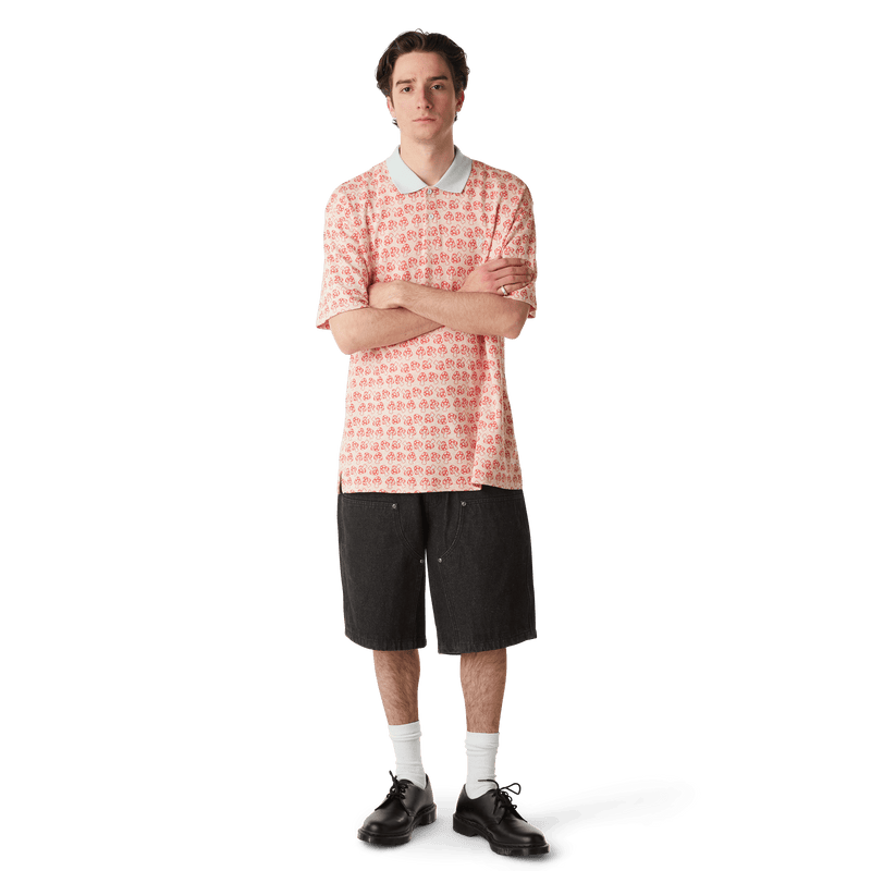 Huf Microdose Knit Polo Red
