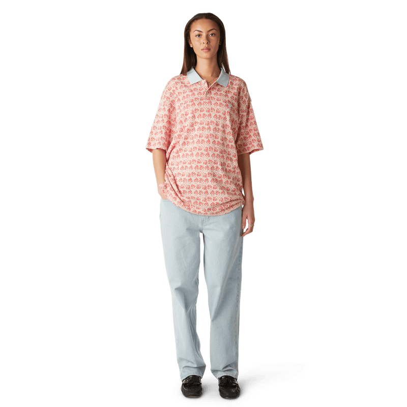 Huf Microdose Knit Polo Red