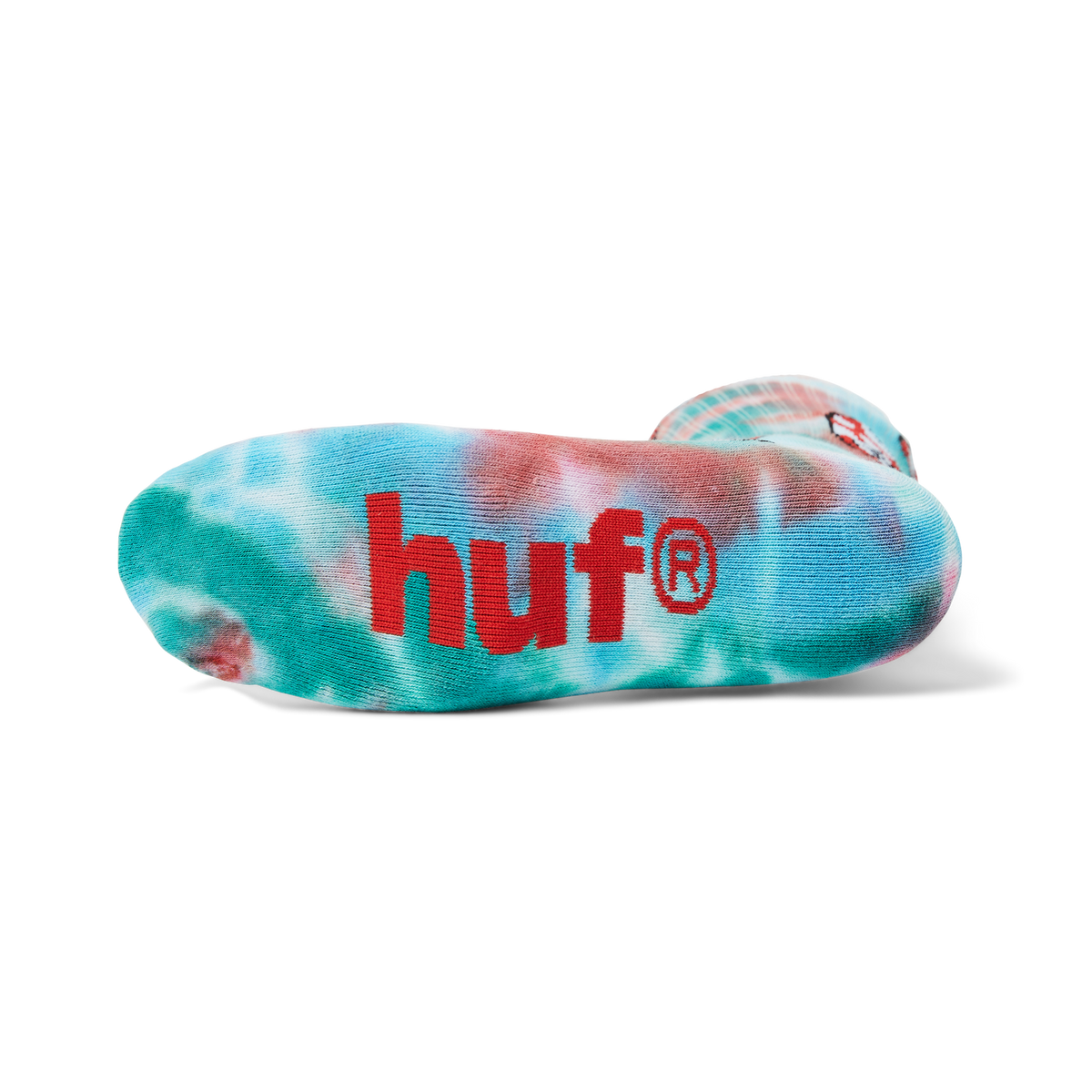 Huf Microdose Tiedye Sock Red