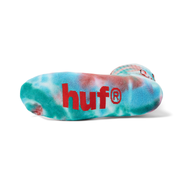 Huf Microdose Tiedye Sock Red