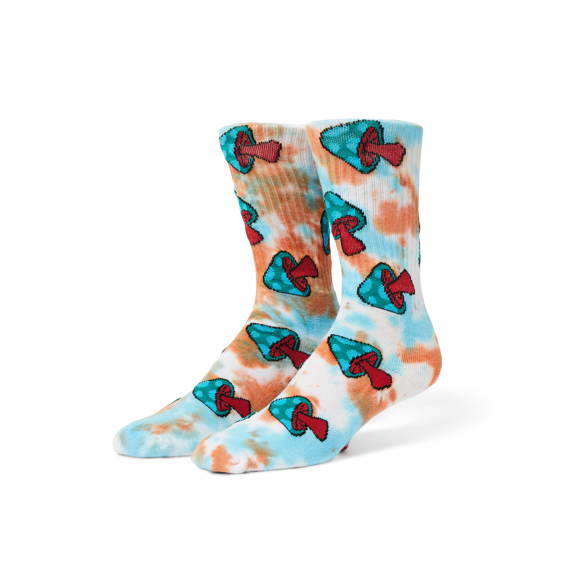 Huf Microdose Tiedye Sock Red
