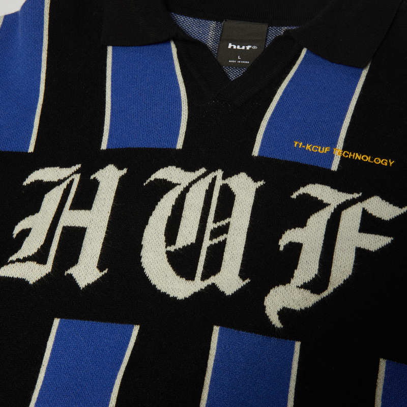 Huf Midfield Jersey Sweater Electric Blue