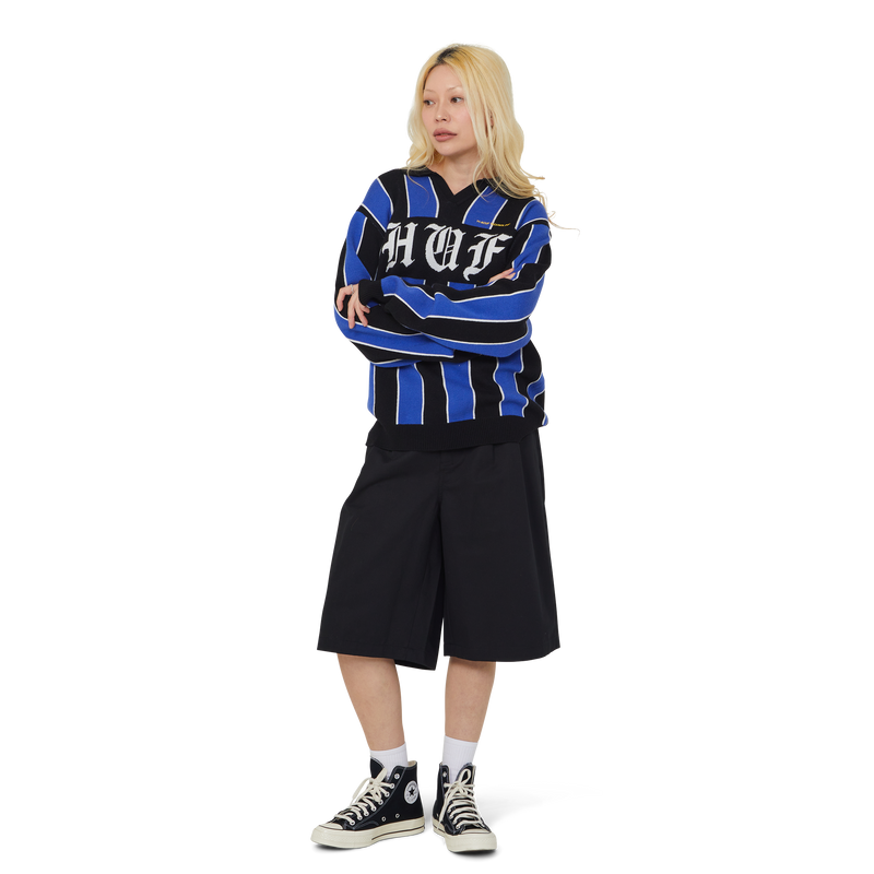 Huf Midfield Jersey Sweater Electric Blue