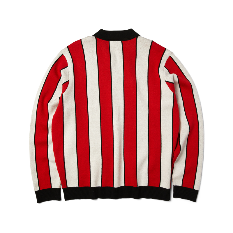 Huf Midfield Jersey Sweater Red