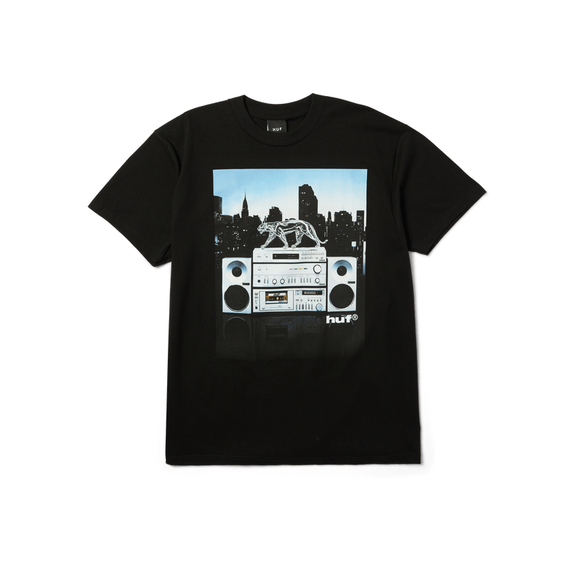 Huf Midnight Radio T-Shirt Black