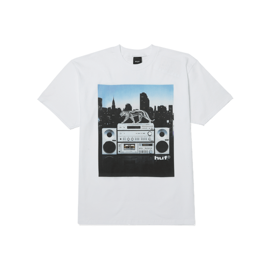 Huf Midnight Radio T-Shirt White