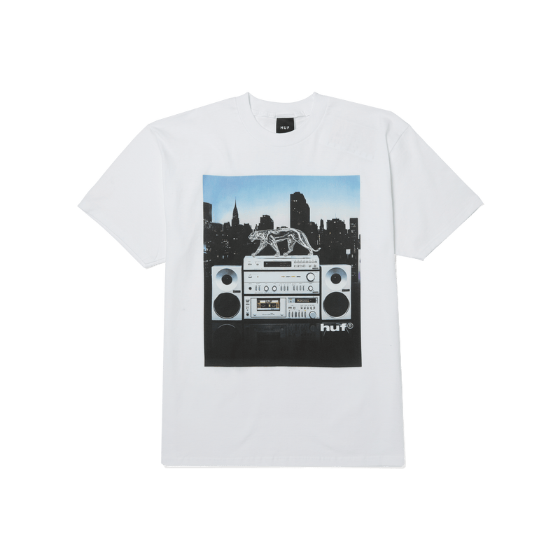 Huf Midnight Radio T-Shirt White