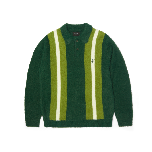 HUF Milton Mohair Polo Sweater Sycamore