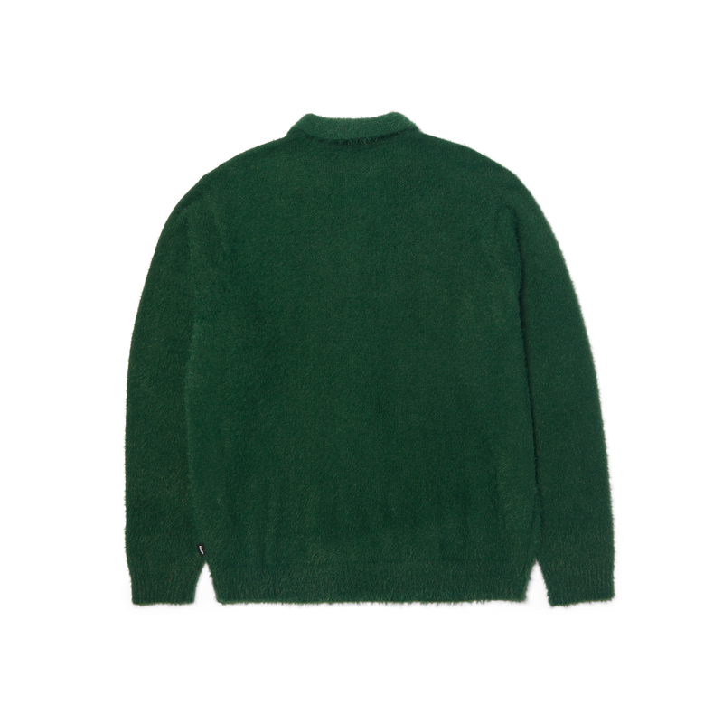 HUF Milton Mohair Polo Sweater Sycamore