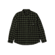 Huf Modal Long Sleeve T-Shirt Plaid Shirt Olive