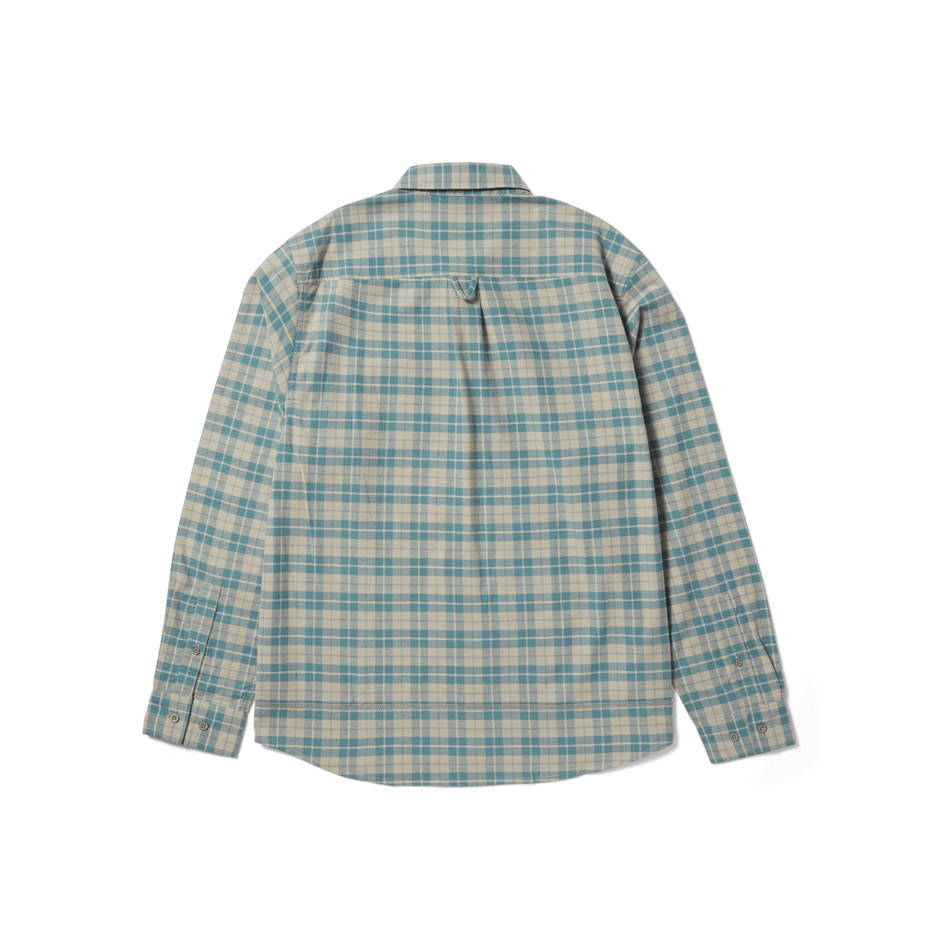 Huf Modal Long Sleeve T-Shirt Plaid Shirt Putty