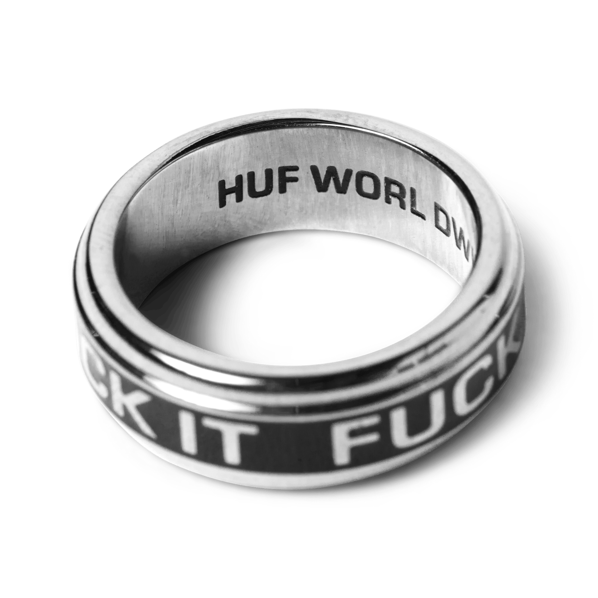 HUF Mono Ring Silver