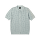 Huf Monogram Jacquard Zip Sweater Sky