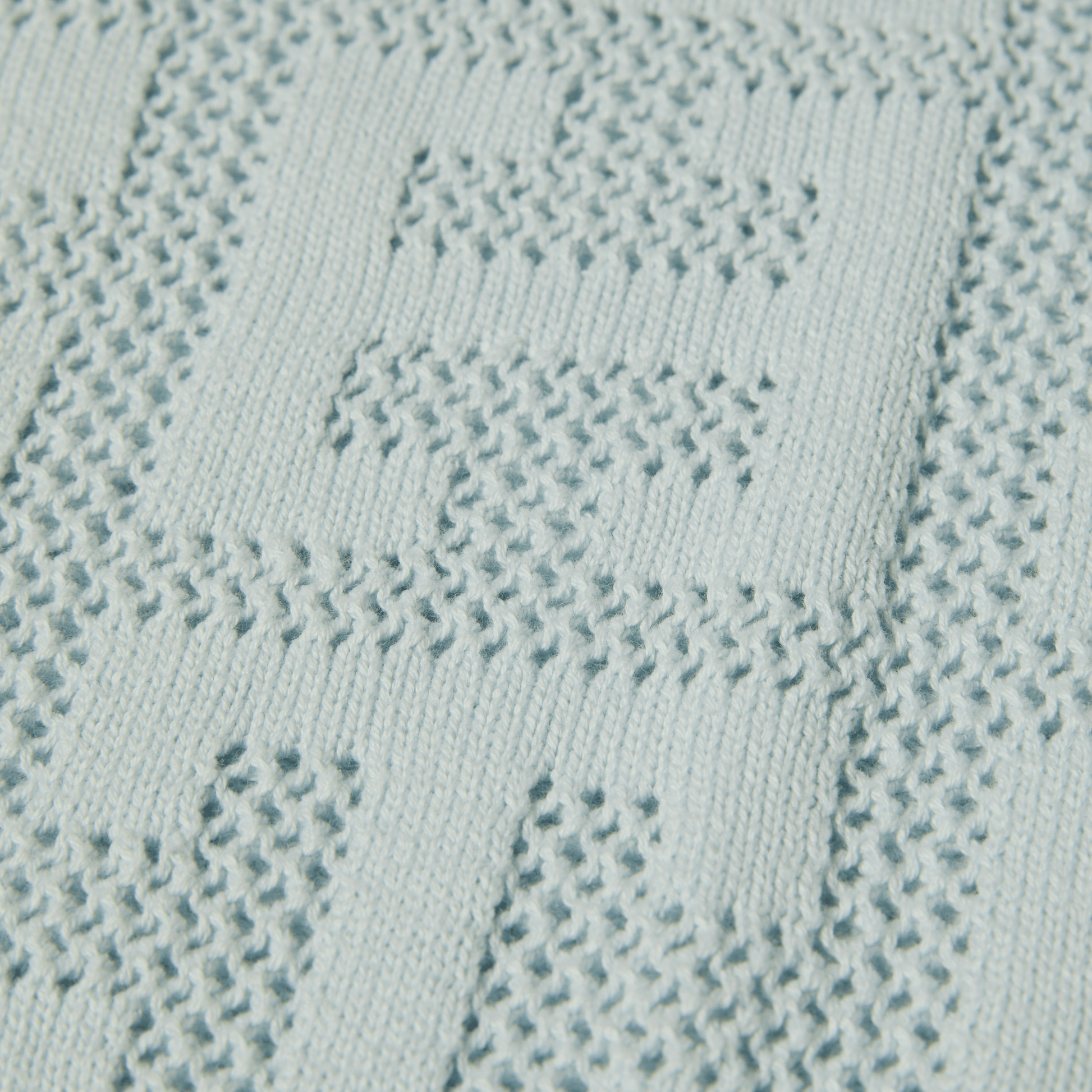 Huf Monogram Jacquard Zip Sweater Sky