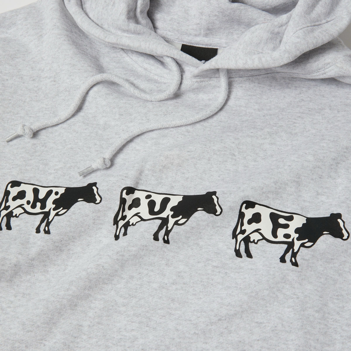 HUF Moo Pullover Hoodie Heather Grey