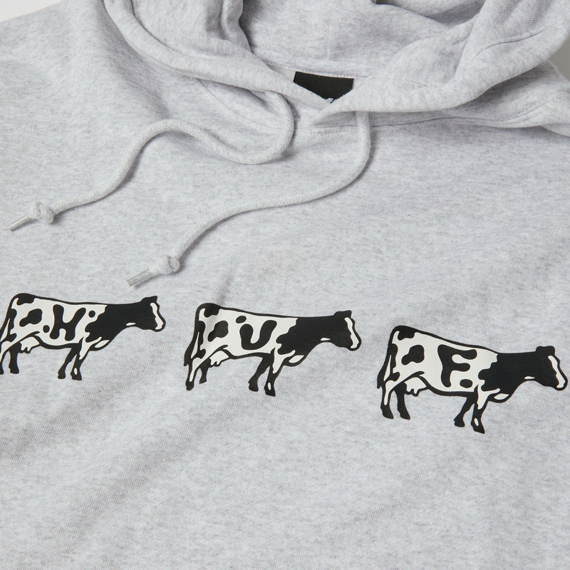 HUF Moo Pullover Hoodie Heather Grey