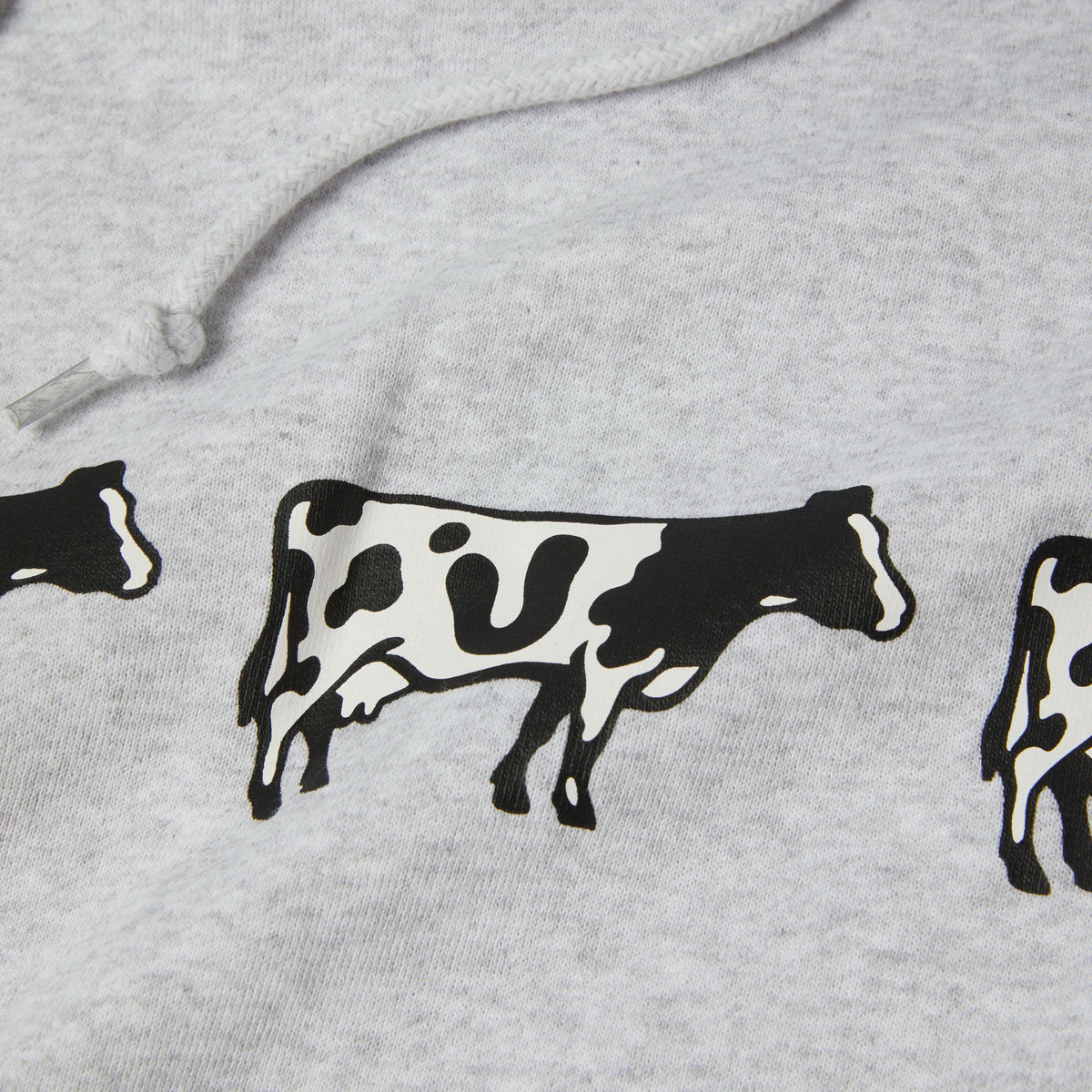HUF Moo Pullover Hoodie Heather Grey