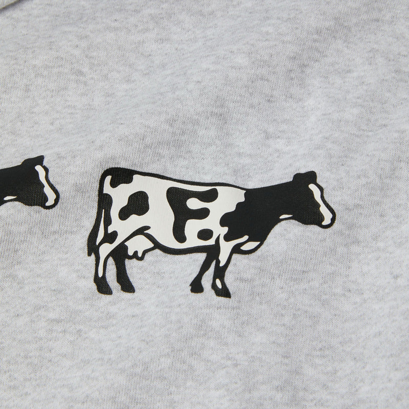 HUF Moo Pullover Hoodie Heather Grey