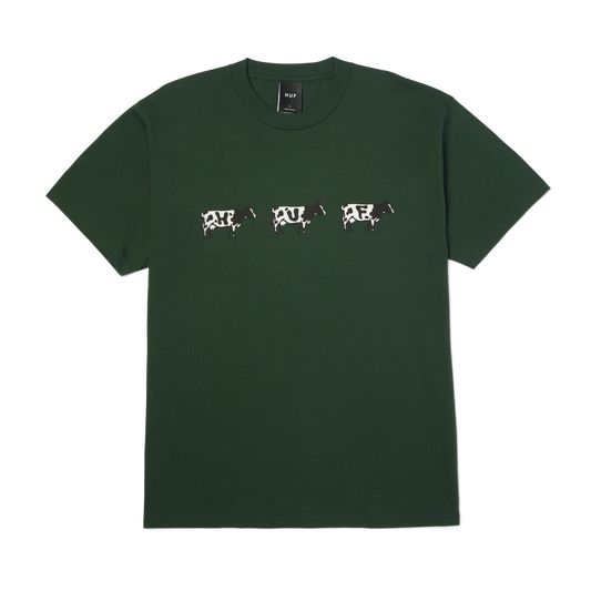 HUF Moo T-Shirt Forest Green