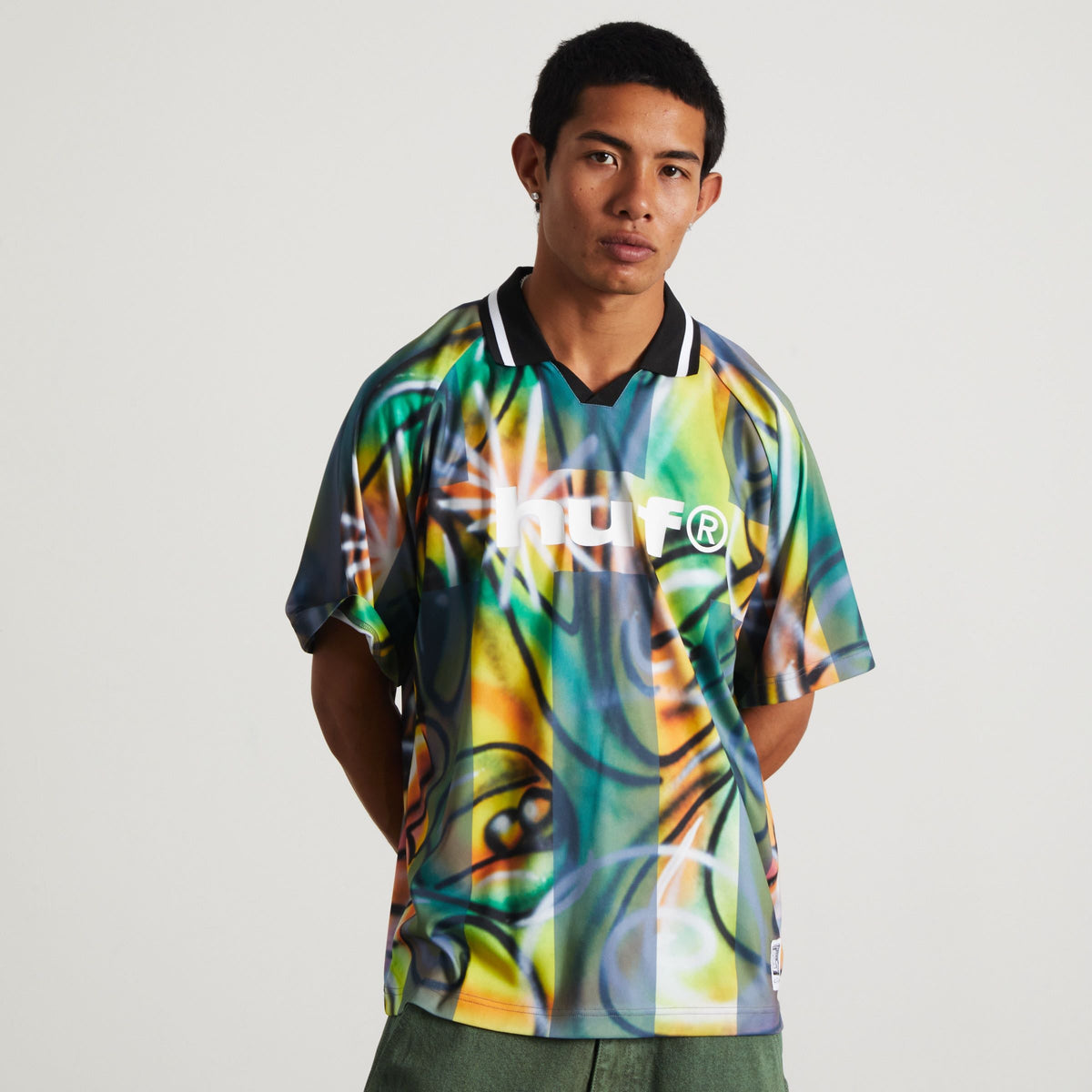 HUF Kenny Scharf Multitud Soccer Jersey