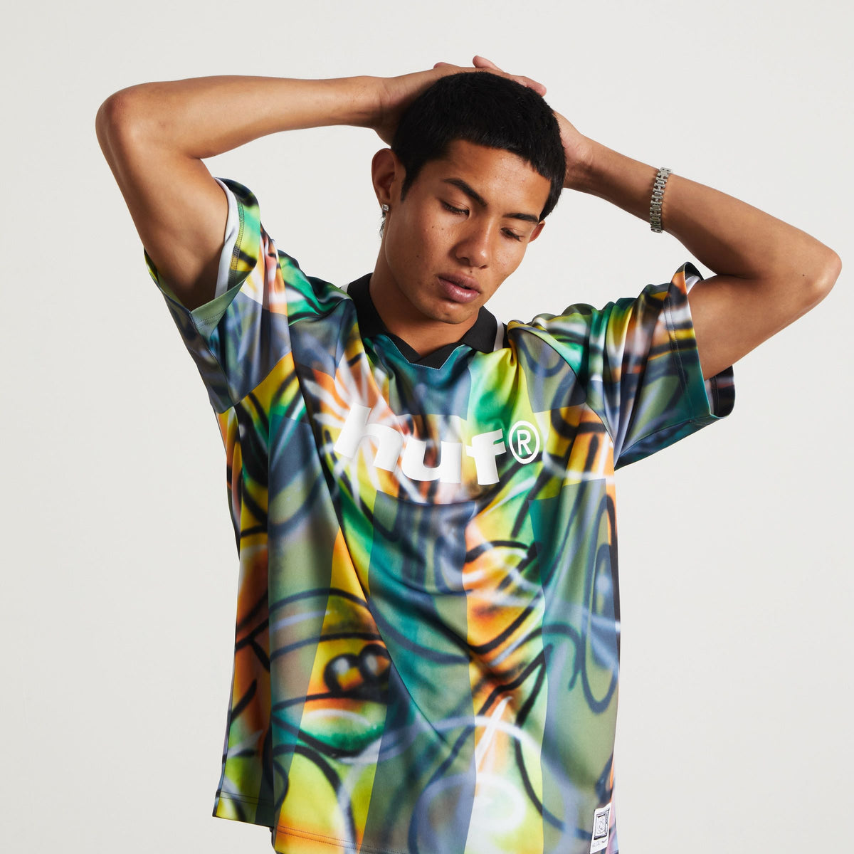 HUF Kenny Scharf Multitud Soccer Jersey