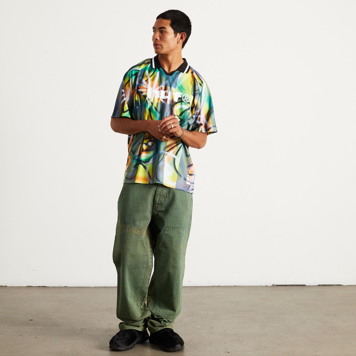 HUF Kenny Scharf Multitud Soccer Jersey